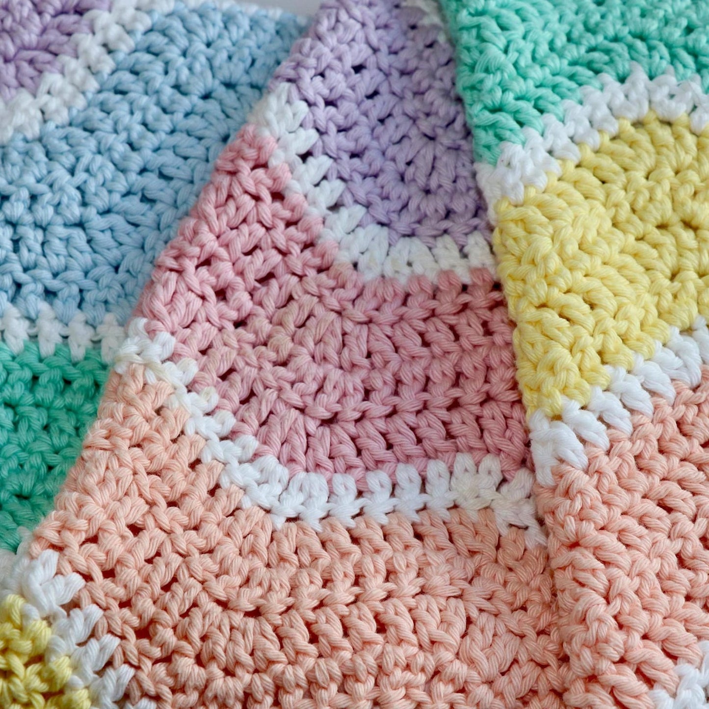 Cozy Ripple Baby Blanket Crochet Pattern