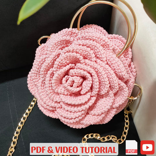 BloomRose Crochet Bag Pattern