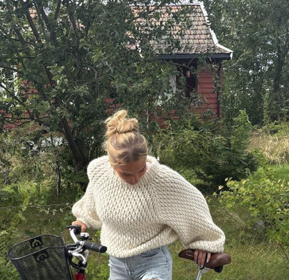 Snowdrift Sweater Crochet Pattern