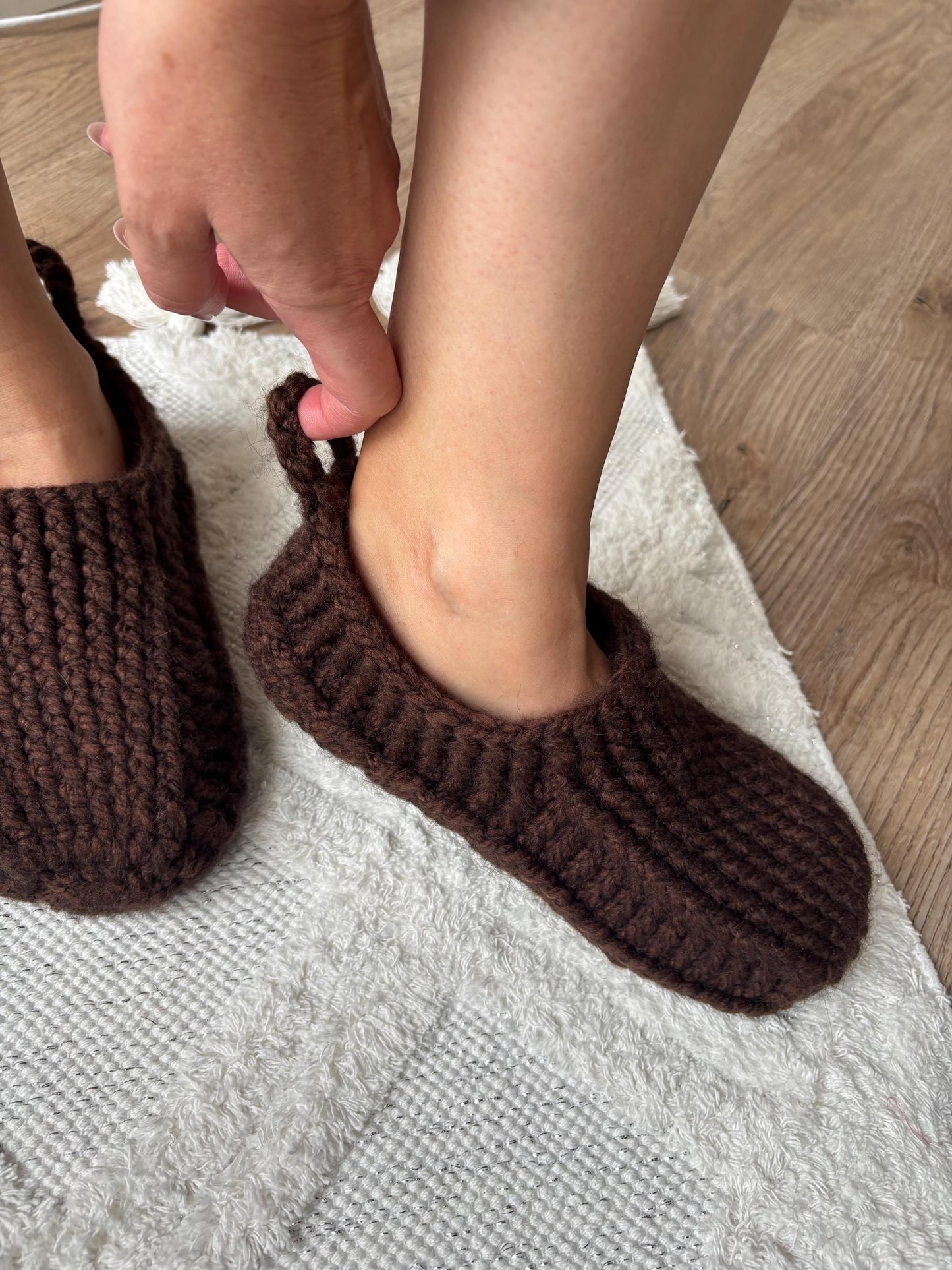 EasyComfort Slippers Crochet Pattern-PDF