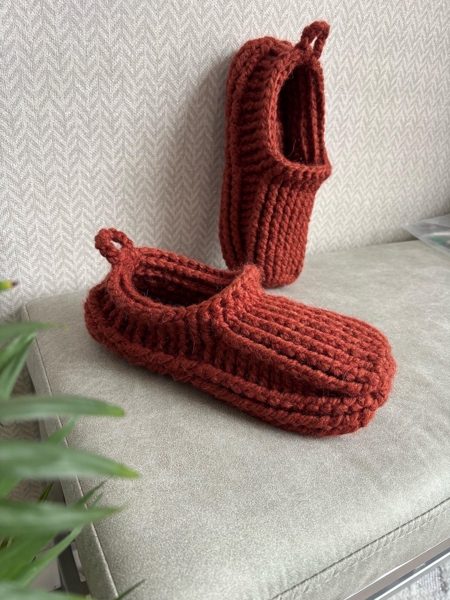 EasyComfort Slippers Crochet Pattern-PDF