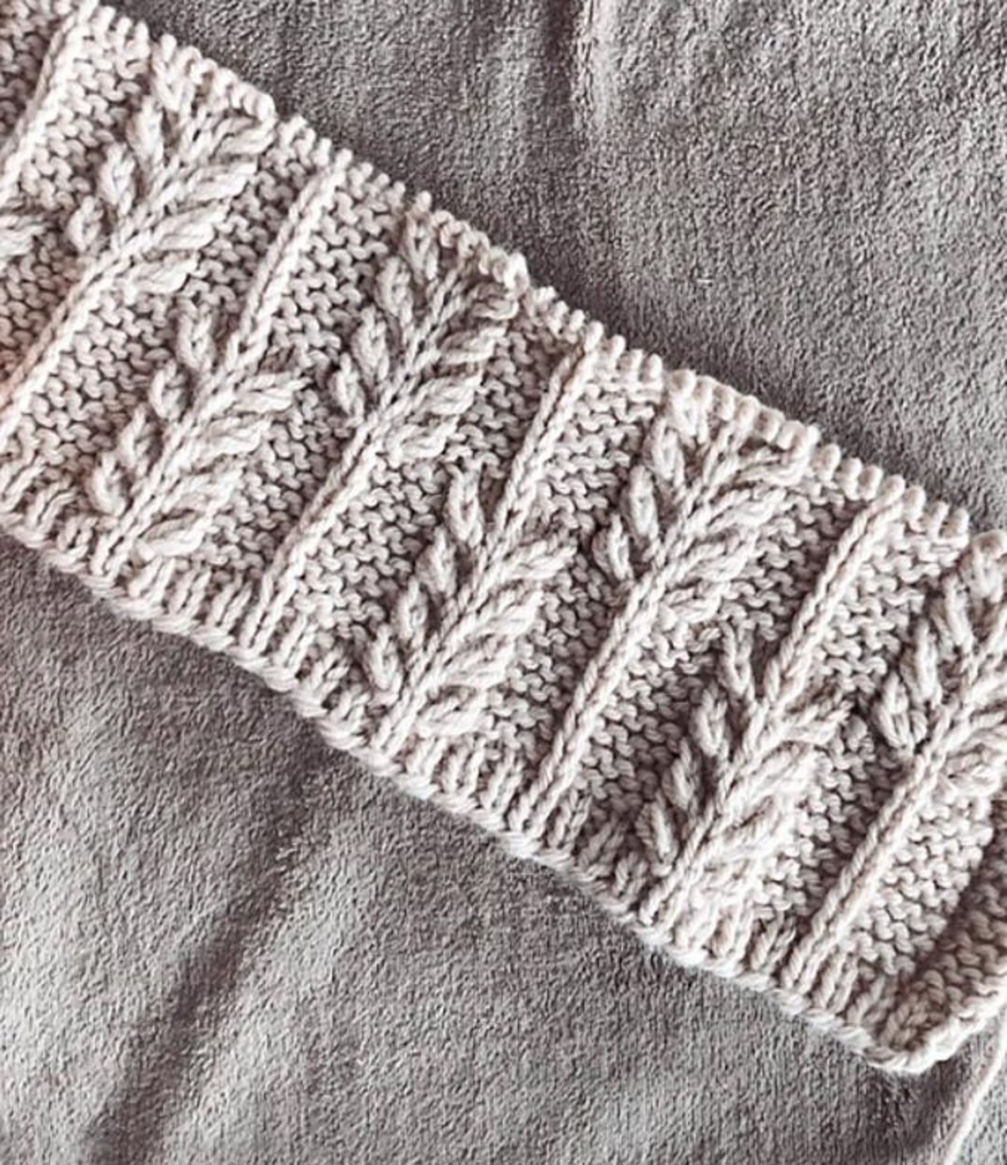 Calm Fields Blanket Knitting Pattern