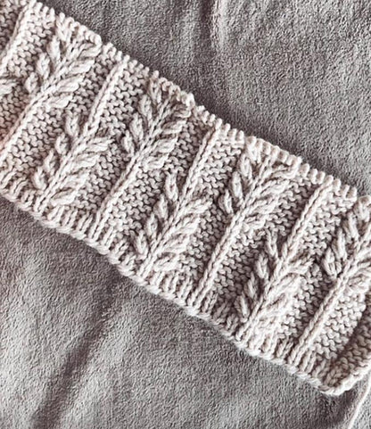 Calm Fields Blanket Knitting Pattern