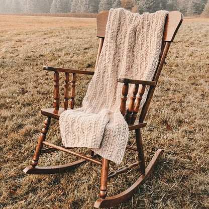 Calm Fields Blanket Knitting Pattern