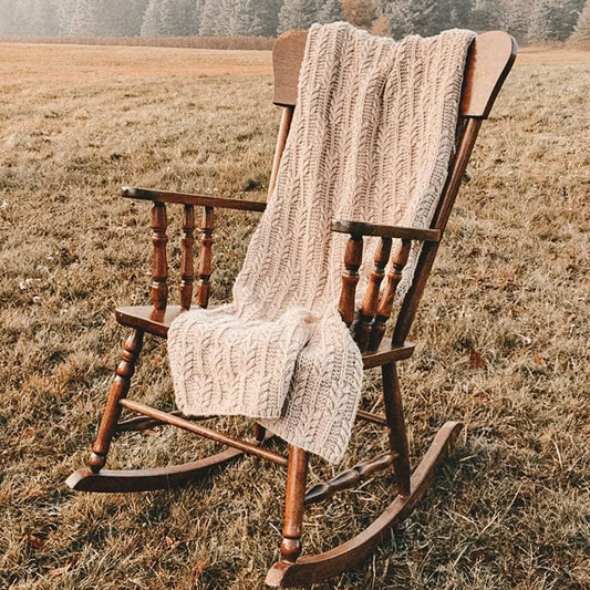Calm Fields Blanket Knitting Pattern
