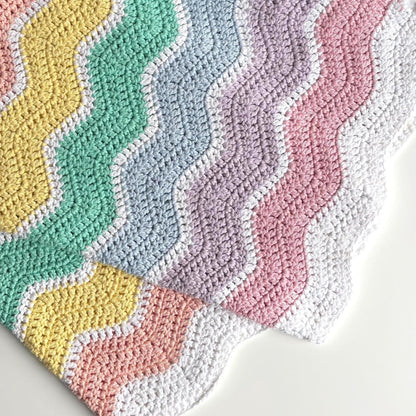 Cozy Ripple Baby Blanket Crochet Pattern