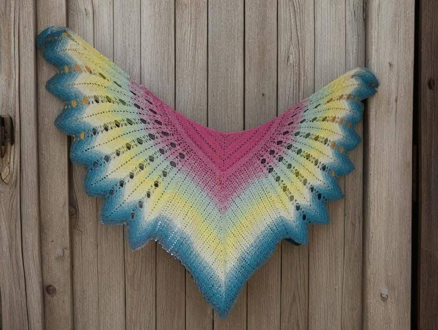 Freefly Shawl Crochet Pattern