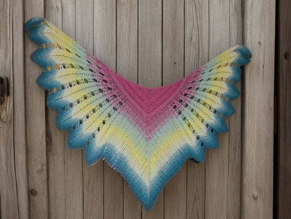 Freefly Shawl Crochet Pattern