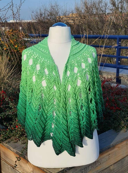 Freefly Shawl Crochet Pattern