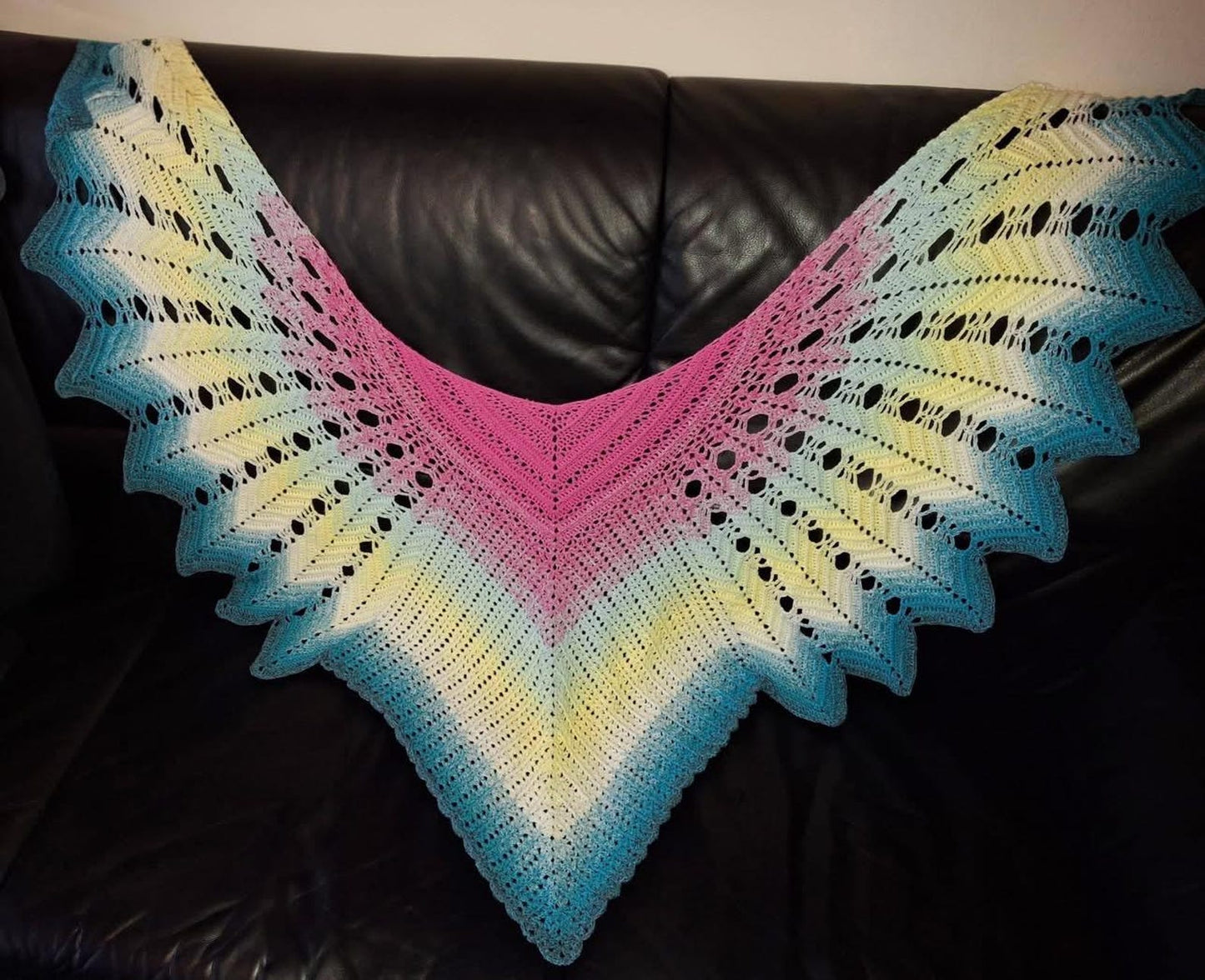 Freefly Shawl Crochet Pattern