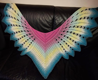 Freefly Shawl Crochet Pattern