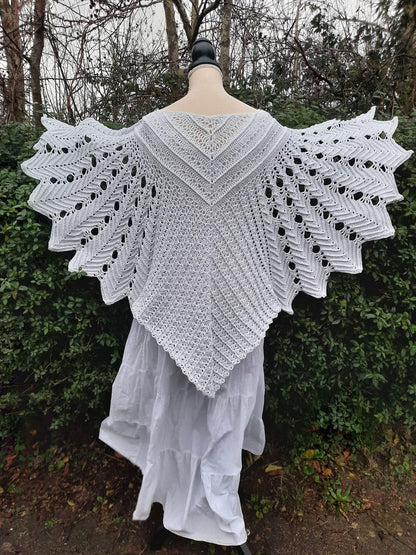 Freefly Shawl Crochet Pattern