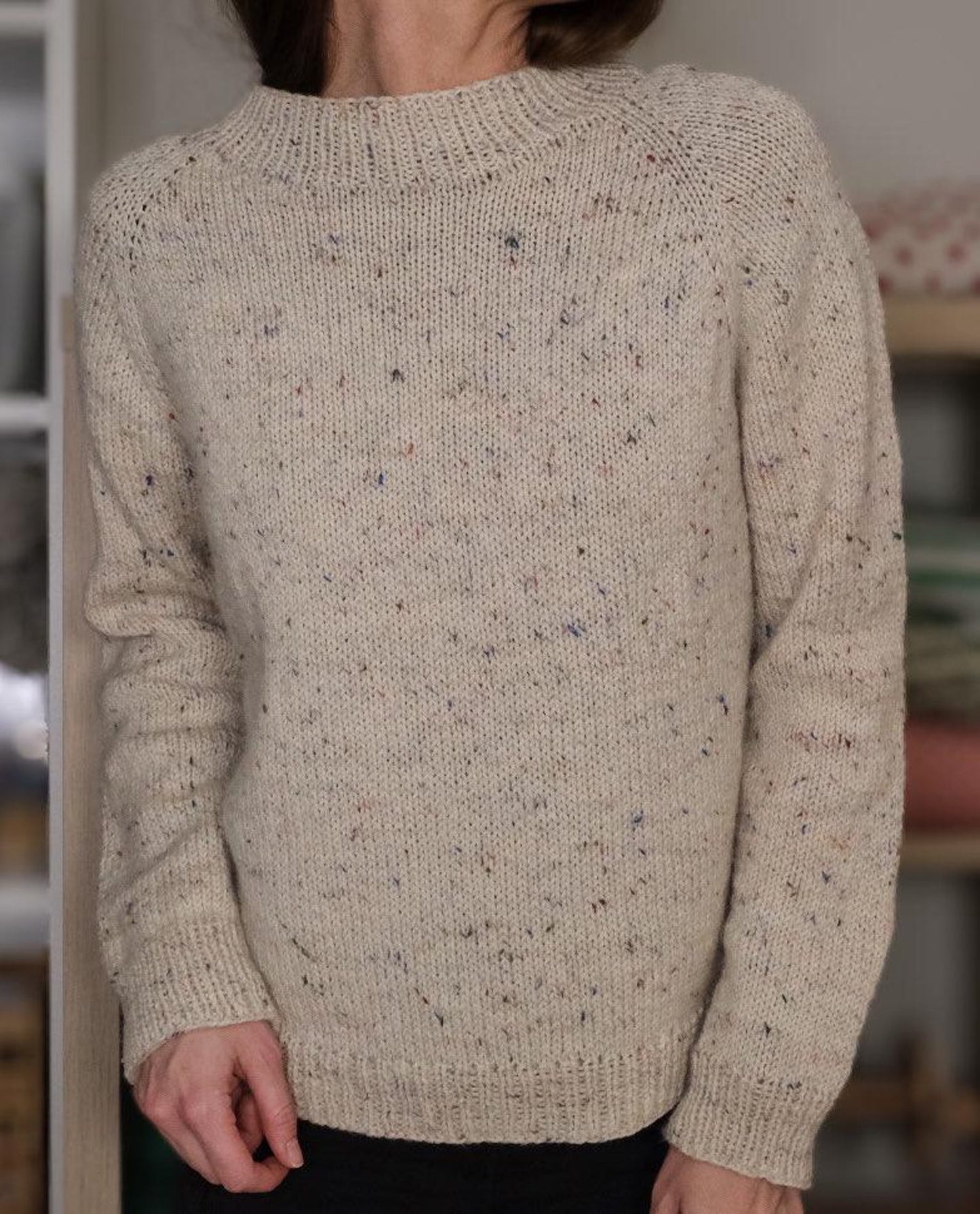 CozyFit Raglan Sweater - Knit Pattern