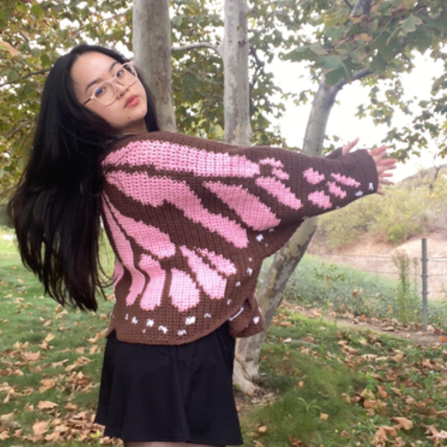 Butterfly Cardigan Crochet Pattern