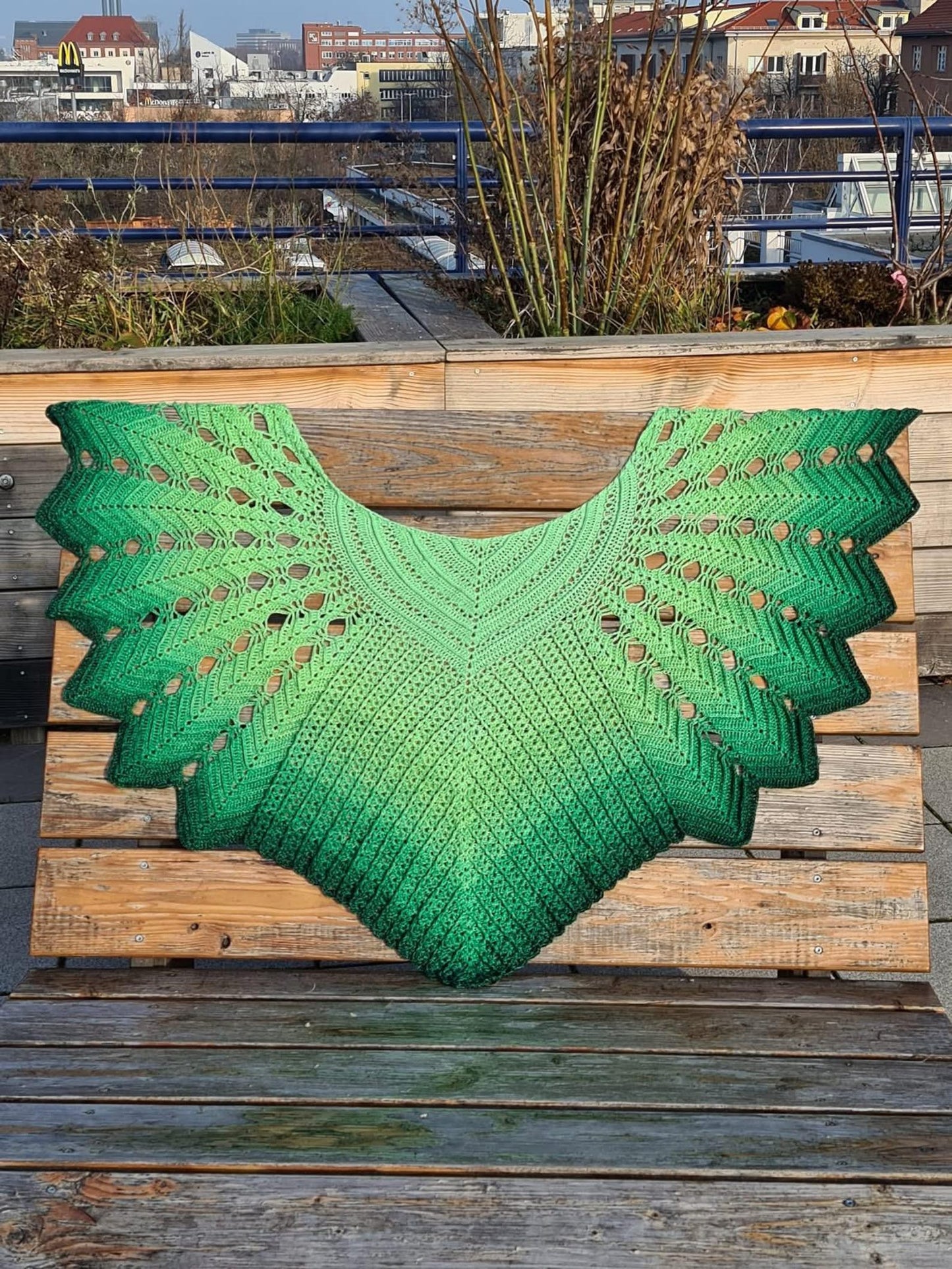 Freefly Shawl Crochet Pattern