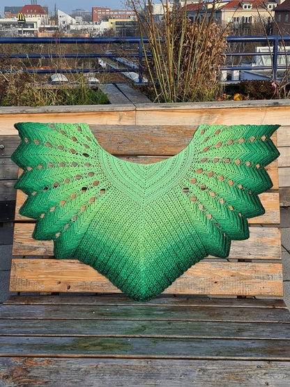Freefly Shawl Crochet Pattern