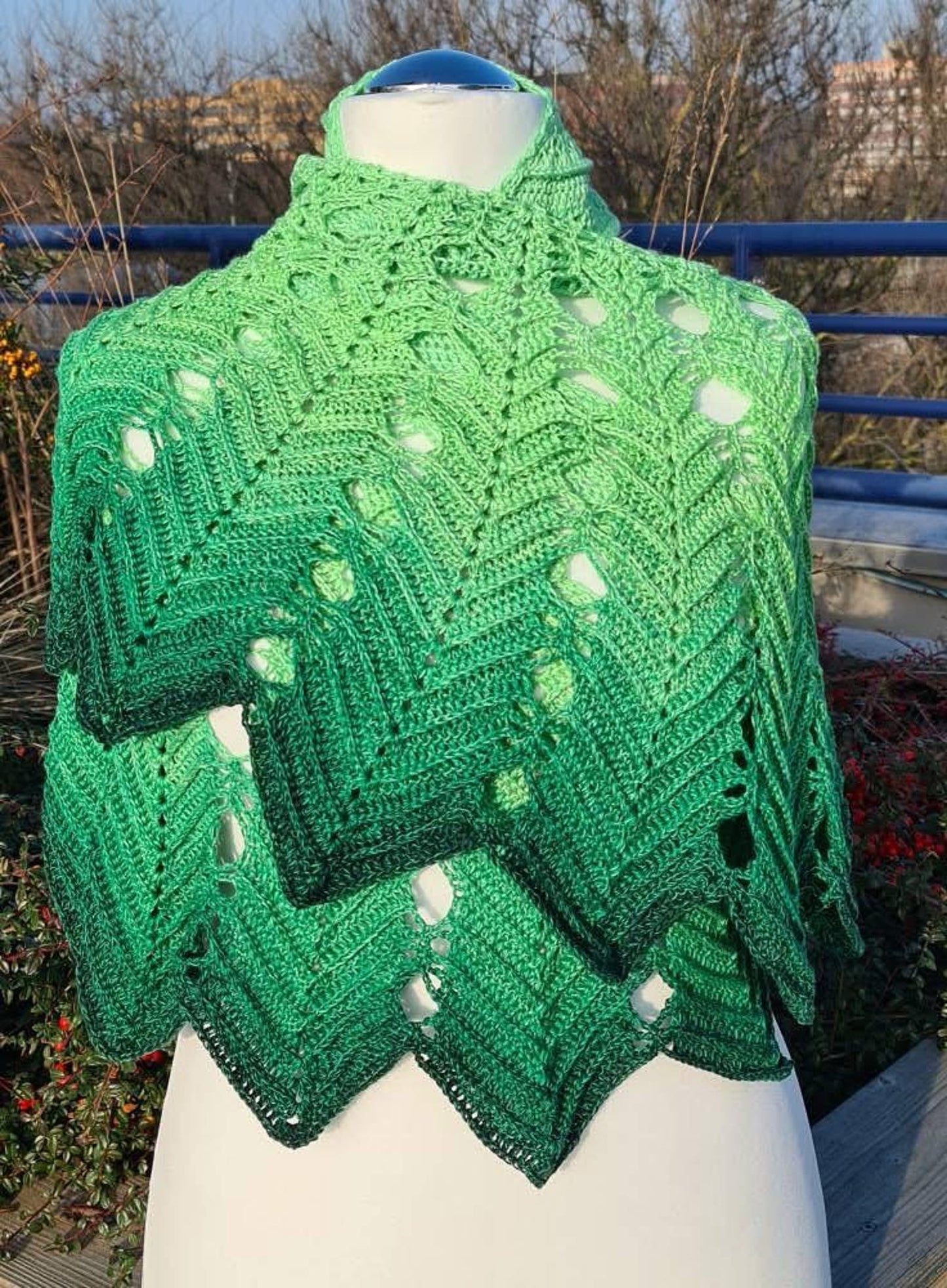 Freefly Shawl Crochet Pattern