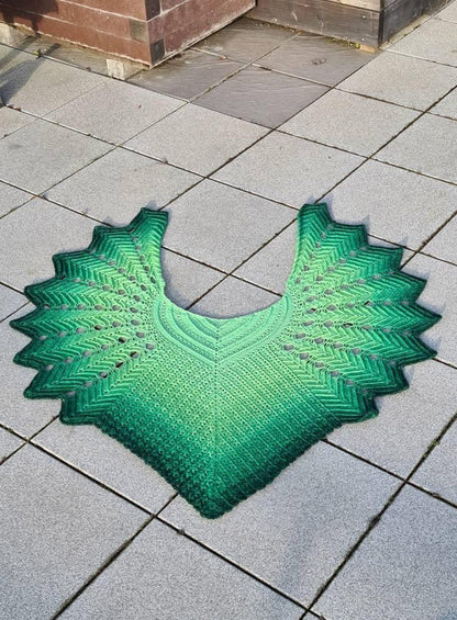 Freefly Shawl Crochet Pattern