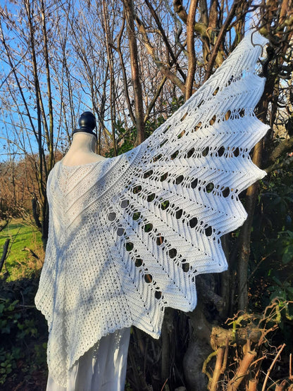 Freefly Shawl Crochet Pattern