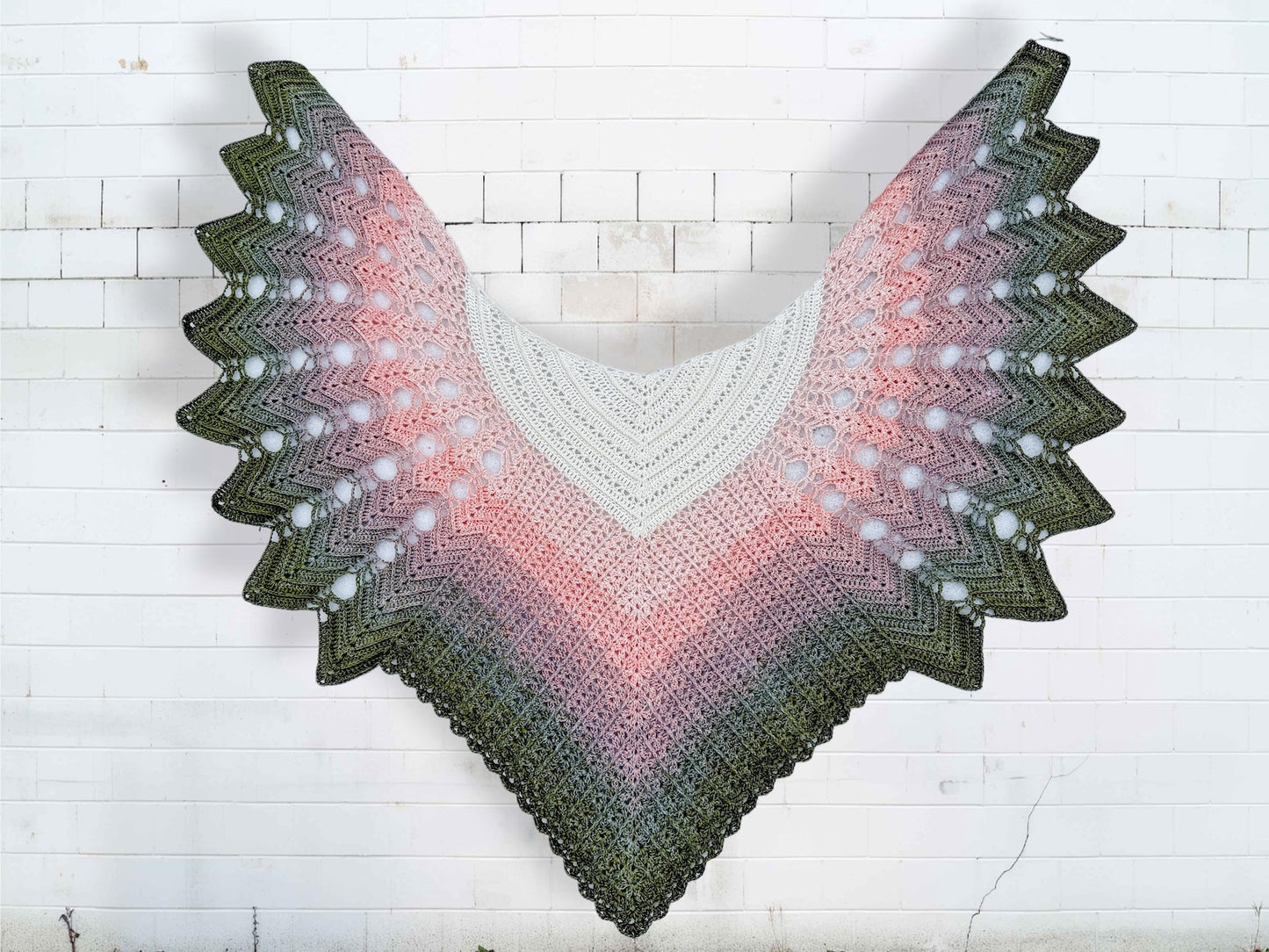 Freefly Shawl Crochet Pattern