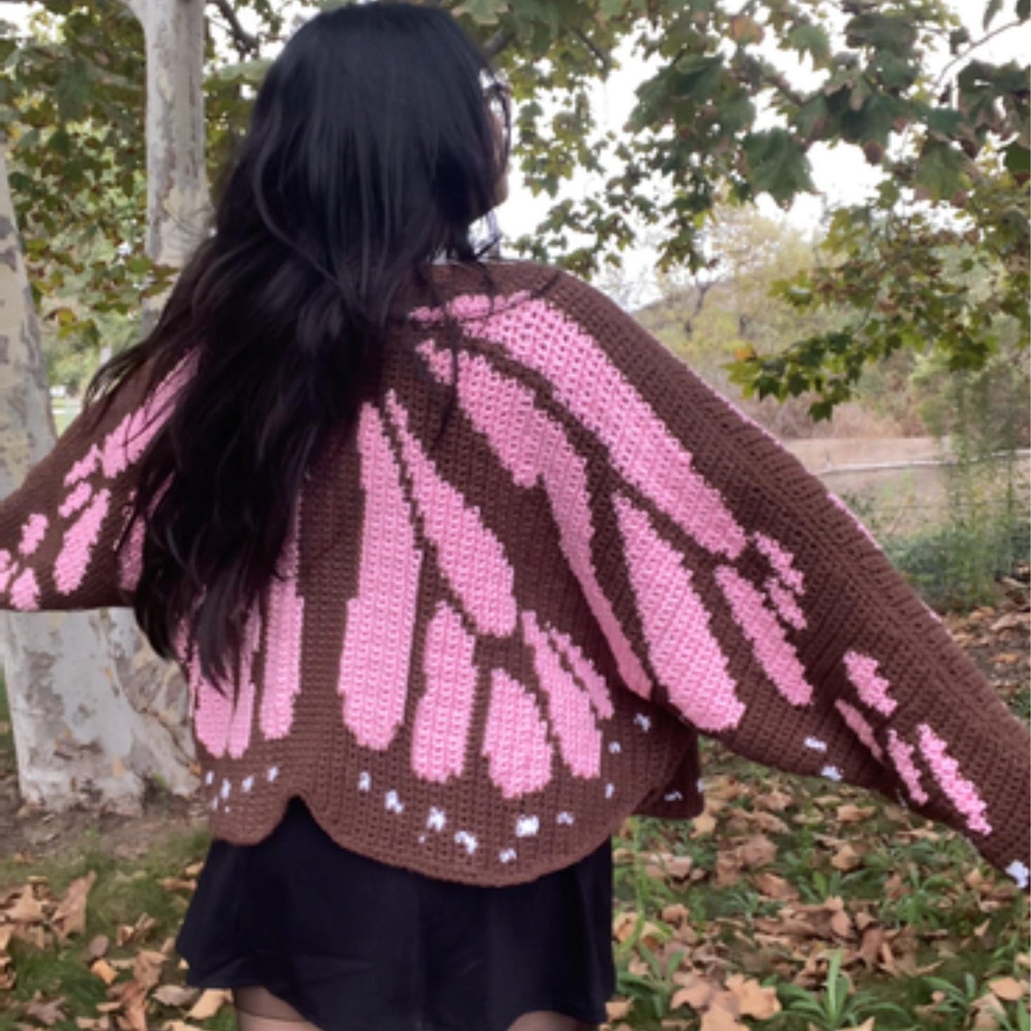 Butterfly Cardigan Crochet Pattern