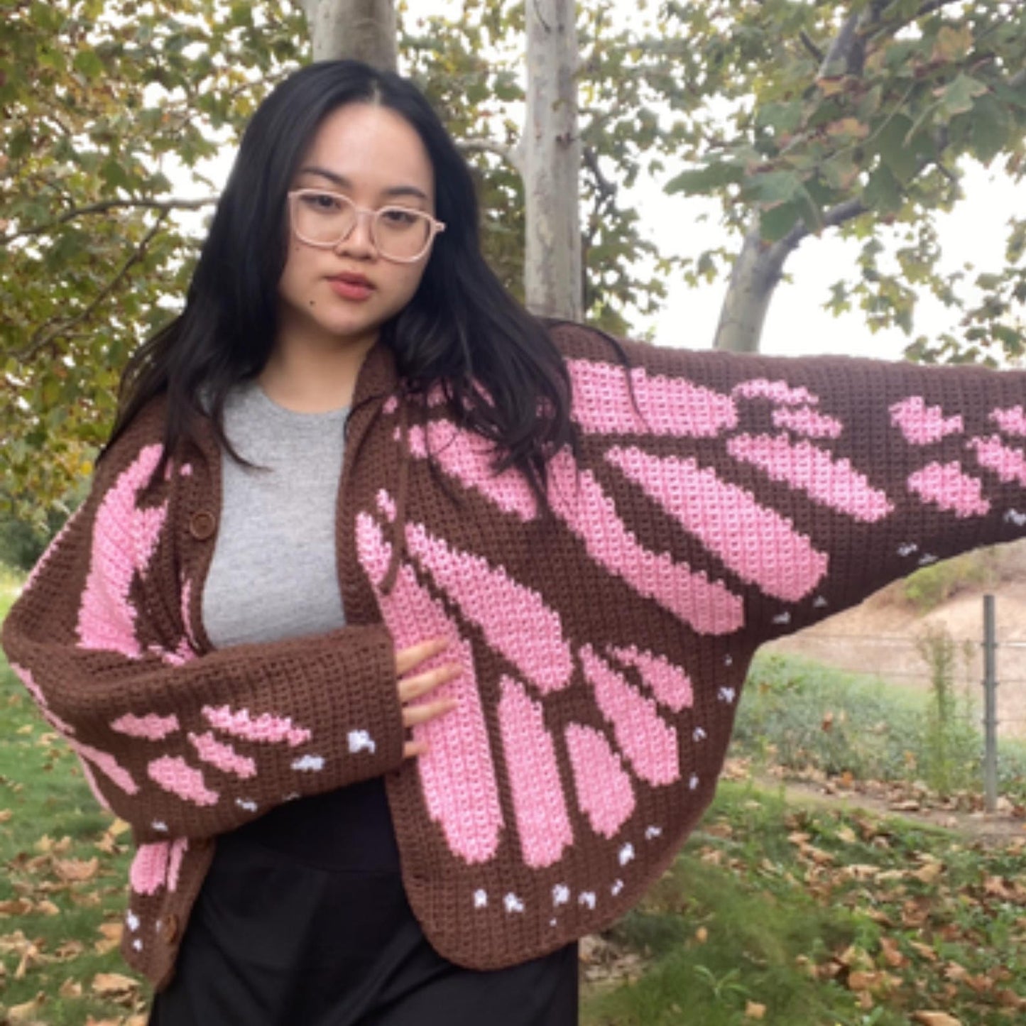 Butterfly Cardigan Crochet Pattern