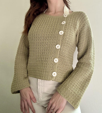 Cozy Curve Cardigan Crochet Pattern