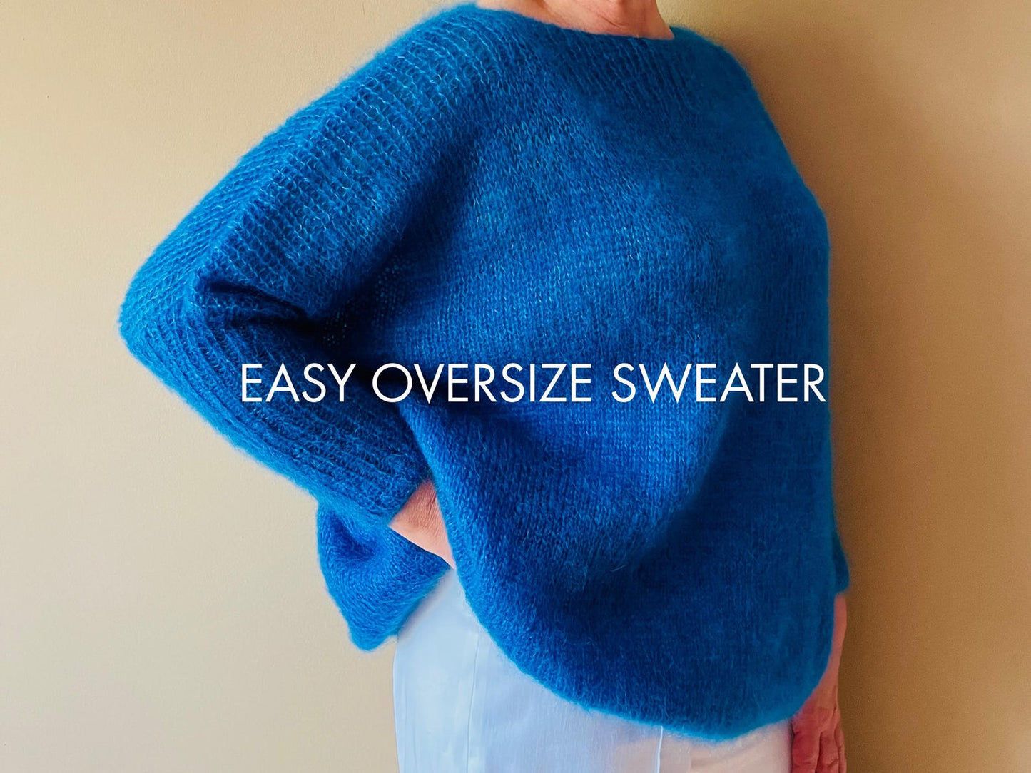Cozy Oversized Sweater Knitting Pattern