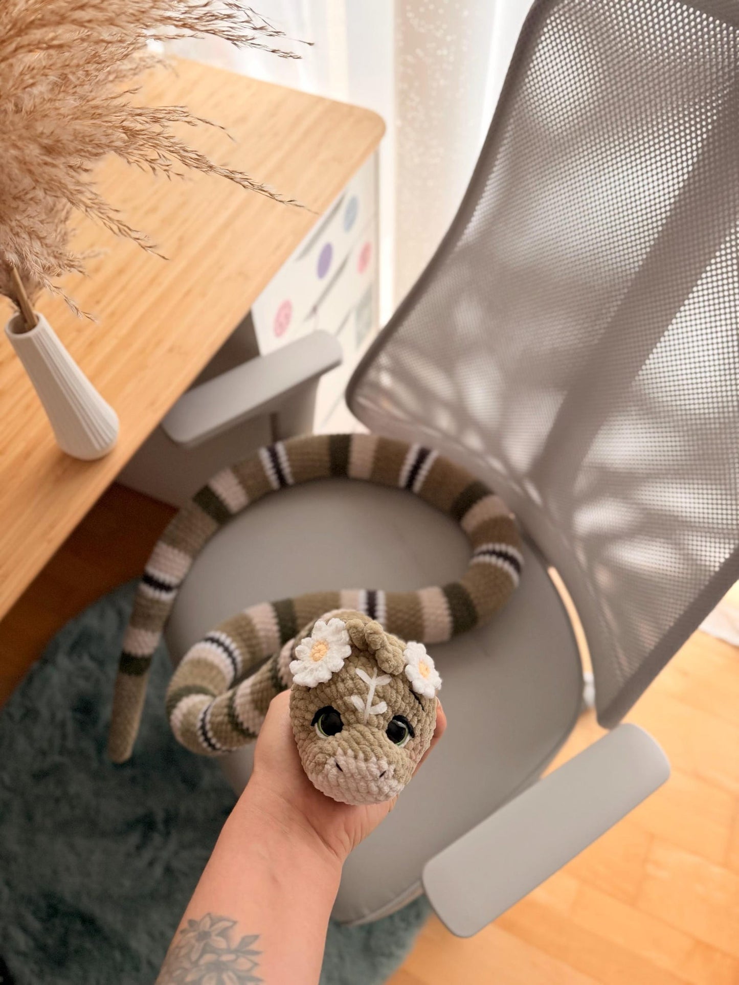 Cuddly Snakey- Crochet Pattern