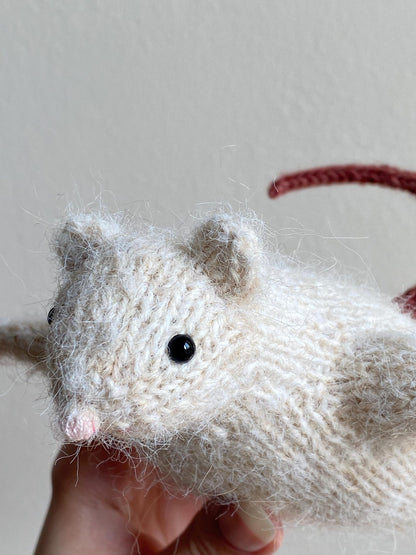 Fuzzy Rat Friend Knitting Pattern