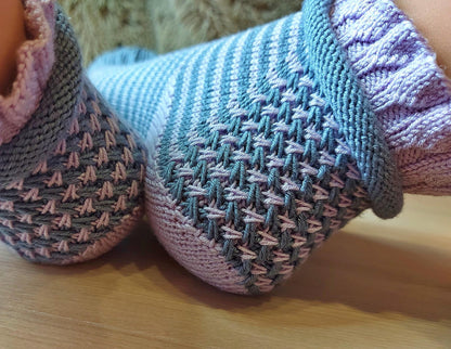 Cozy Shorties Socks Knitting Pattern