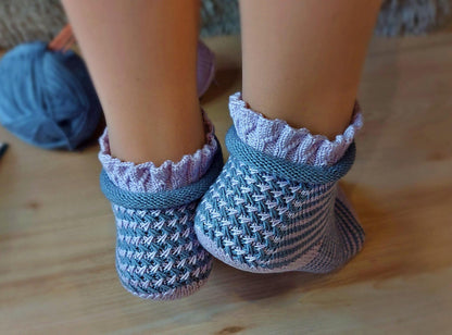 Cozy Shorties Socks Knitting Pattern