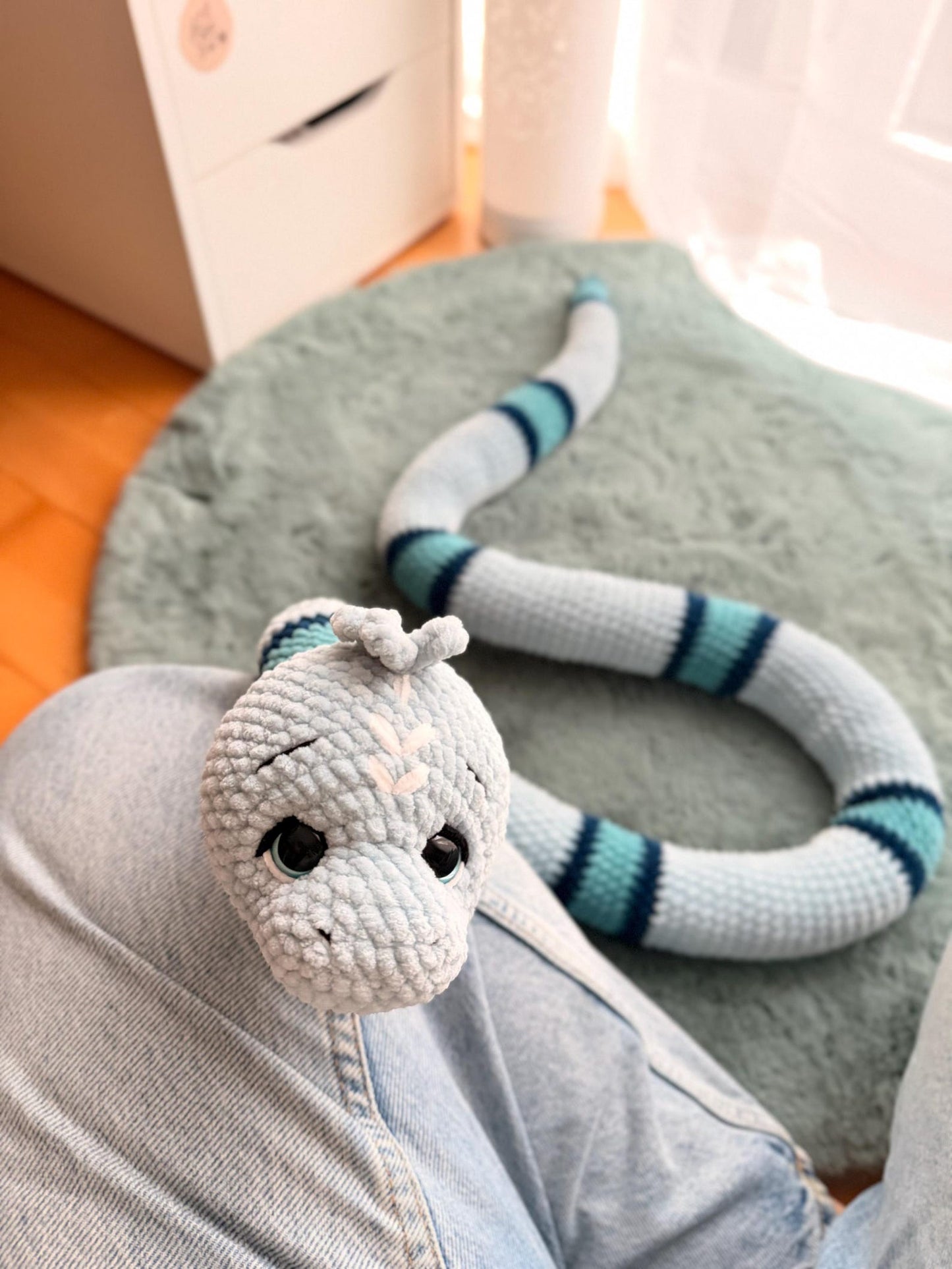 Cuddly Snakey- Crochet Pattern