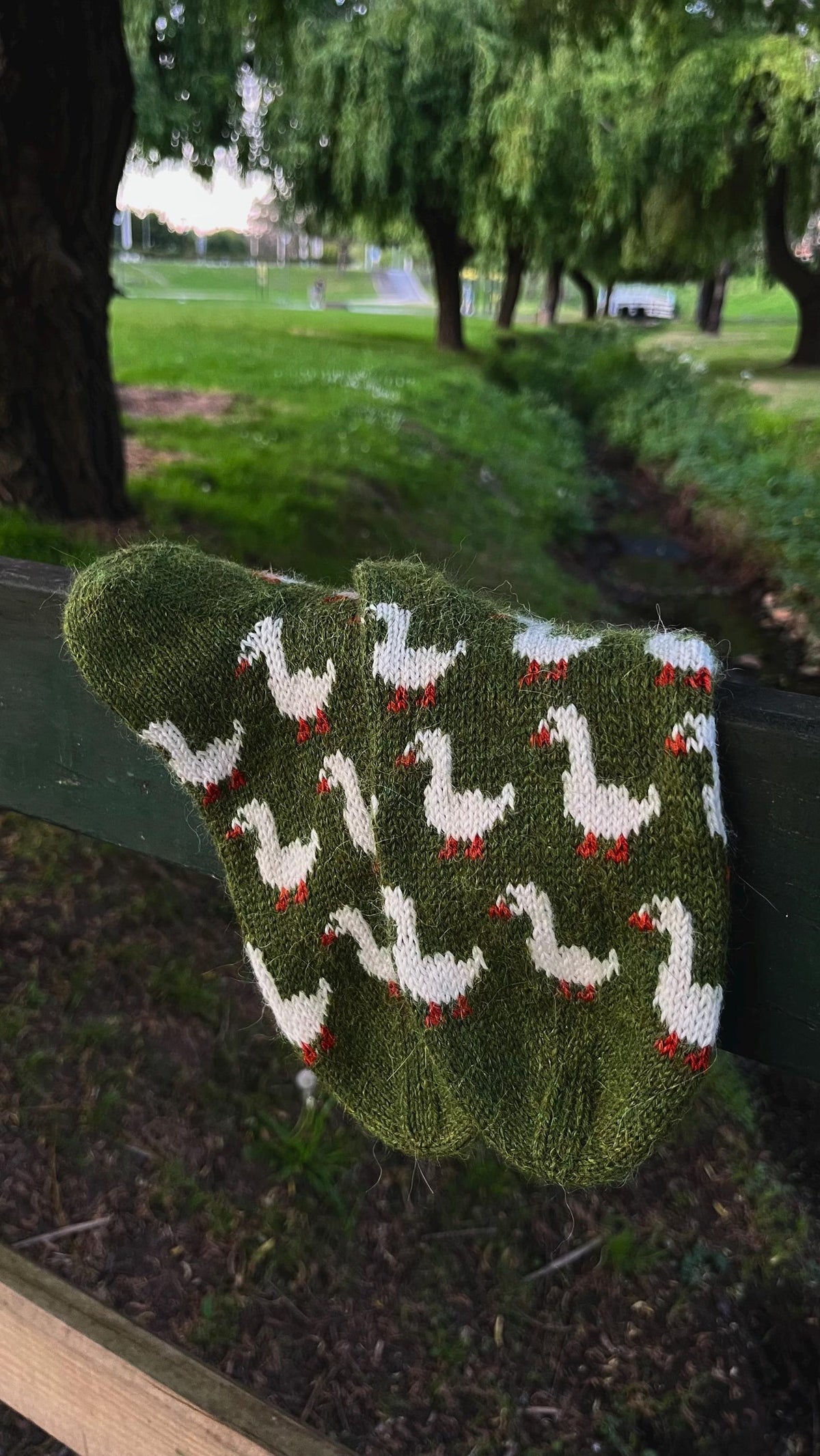 Goosey Cozy Socks Knitting Pattern