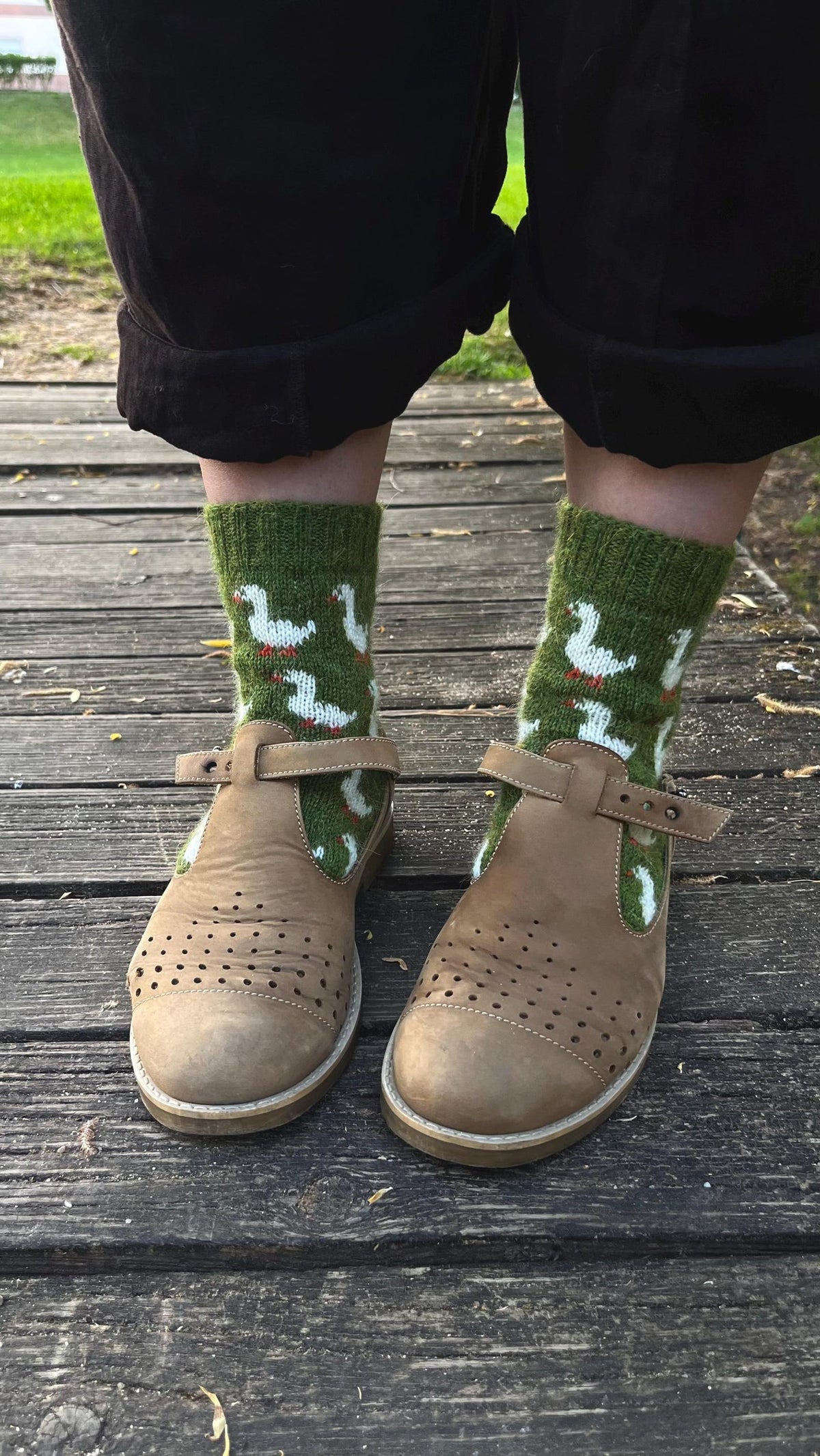 Goosey Cozy Socks Knitting Pattern