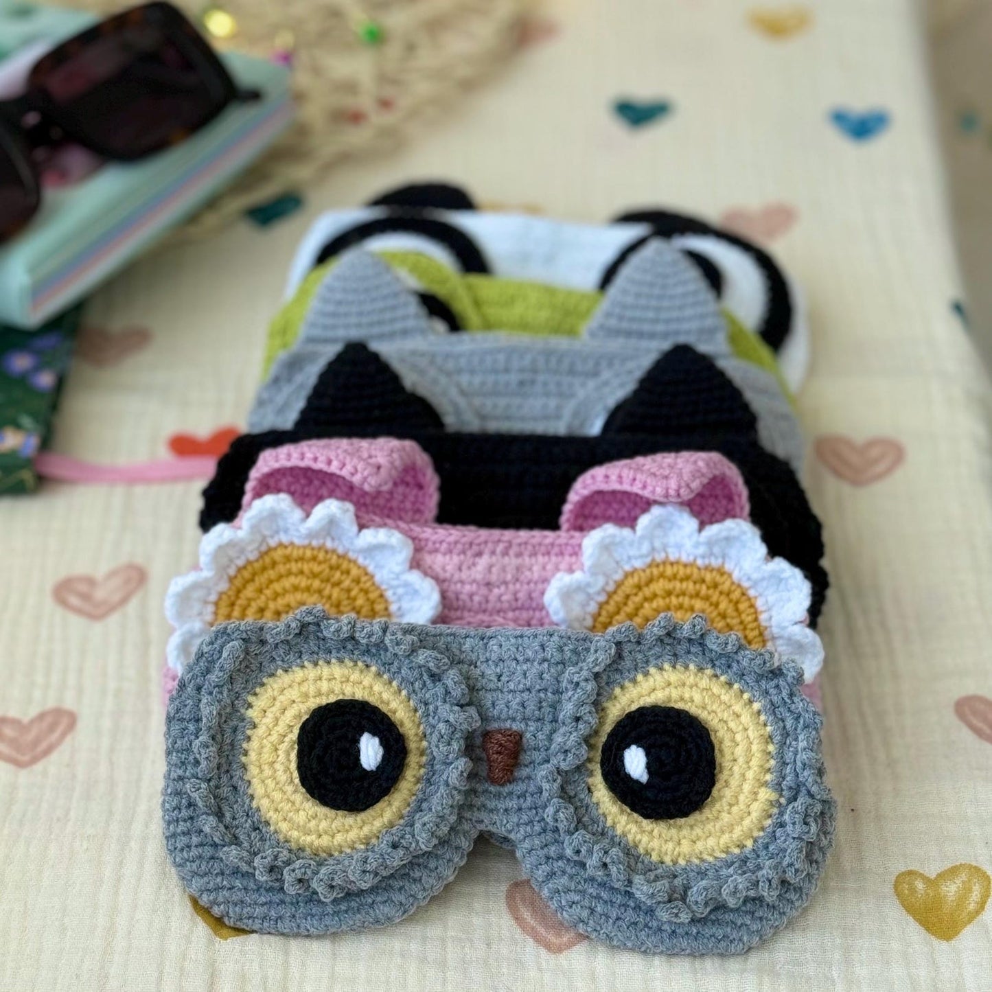 5-in-1 Cute Animal Eyeglass Case Crochet Pattern