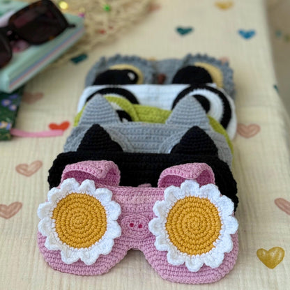 5-in-1 Cute Animal Eyeglass Case Crochet Pattern
