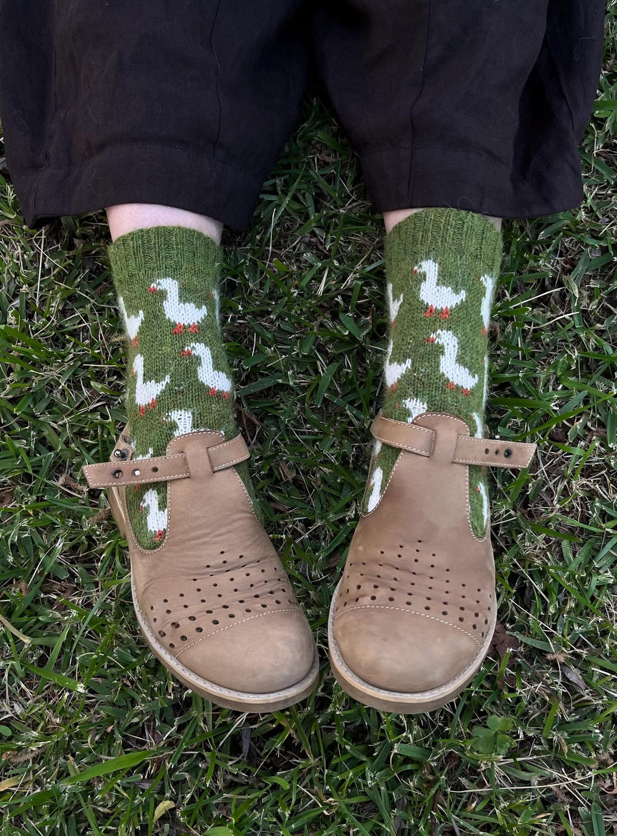 Goosey Cozy Socks Knitting Pattern