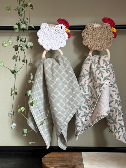 Farmhouse Chick Napkin Holder- Crochet Pattern