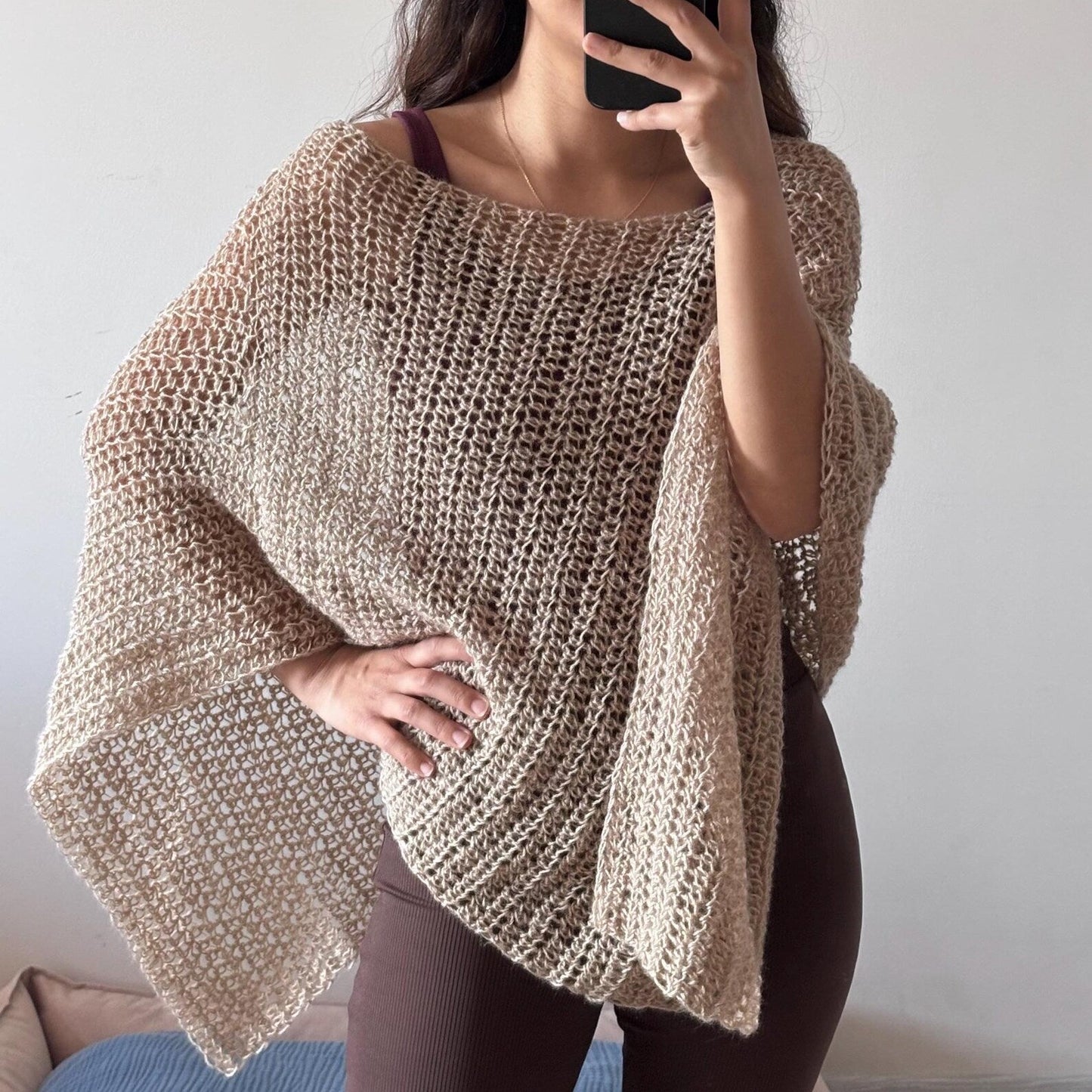 Willow Breeze Poncho - Crochet Pattern