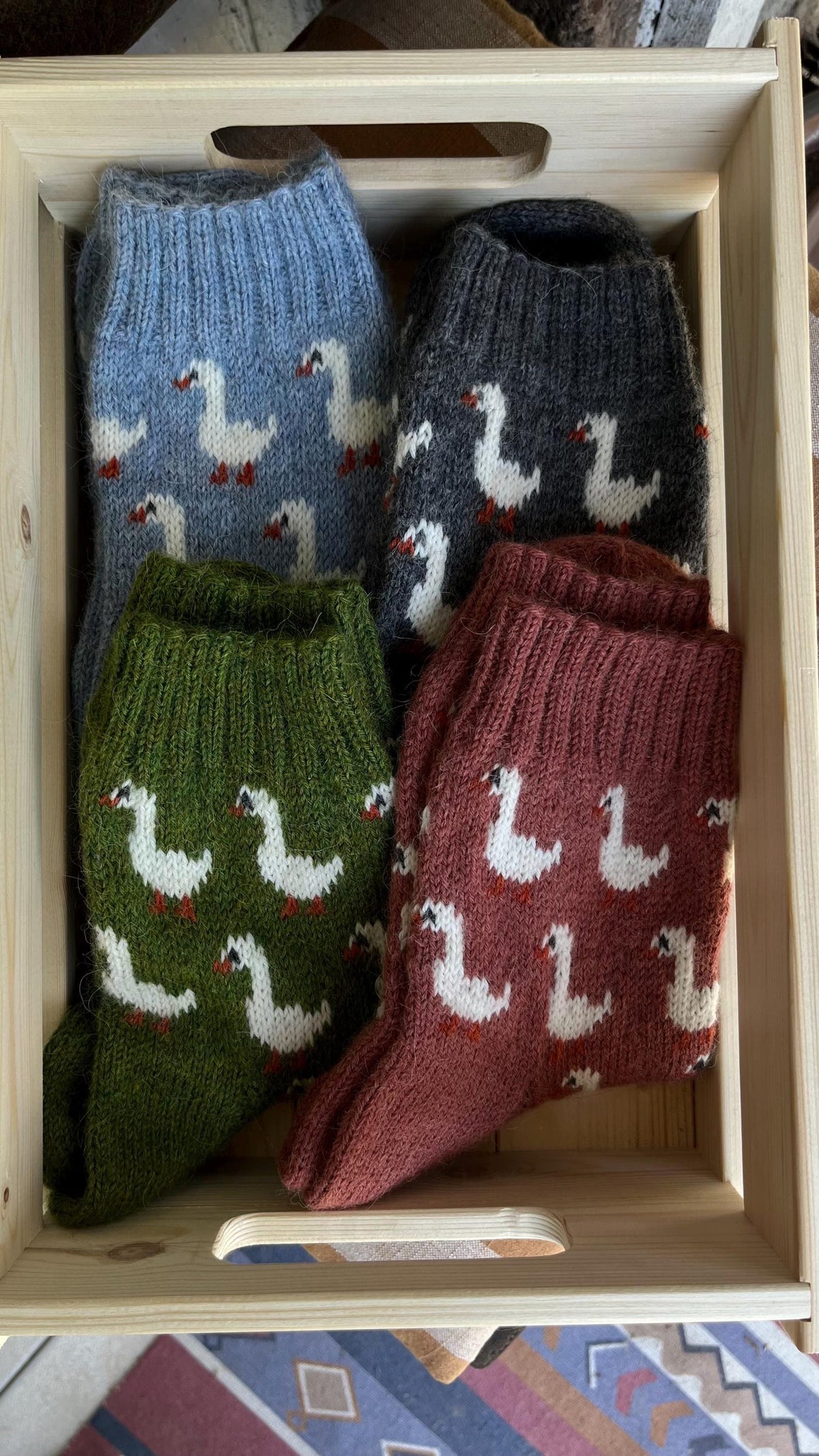 Goosey Cozy Socks Knitting Pattern