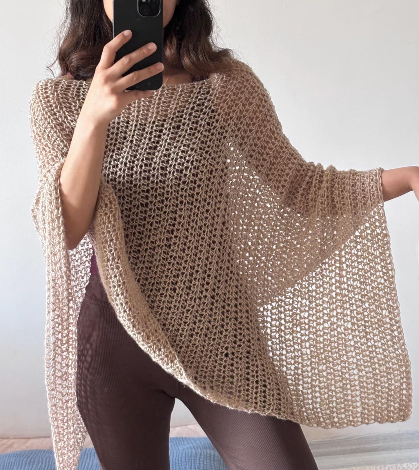 Willow Breeze Poncho - Crochet Pattern