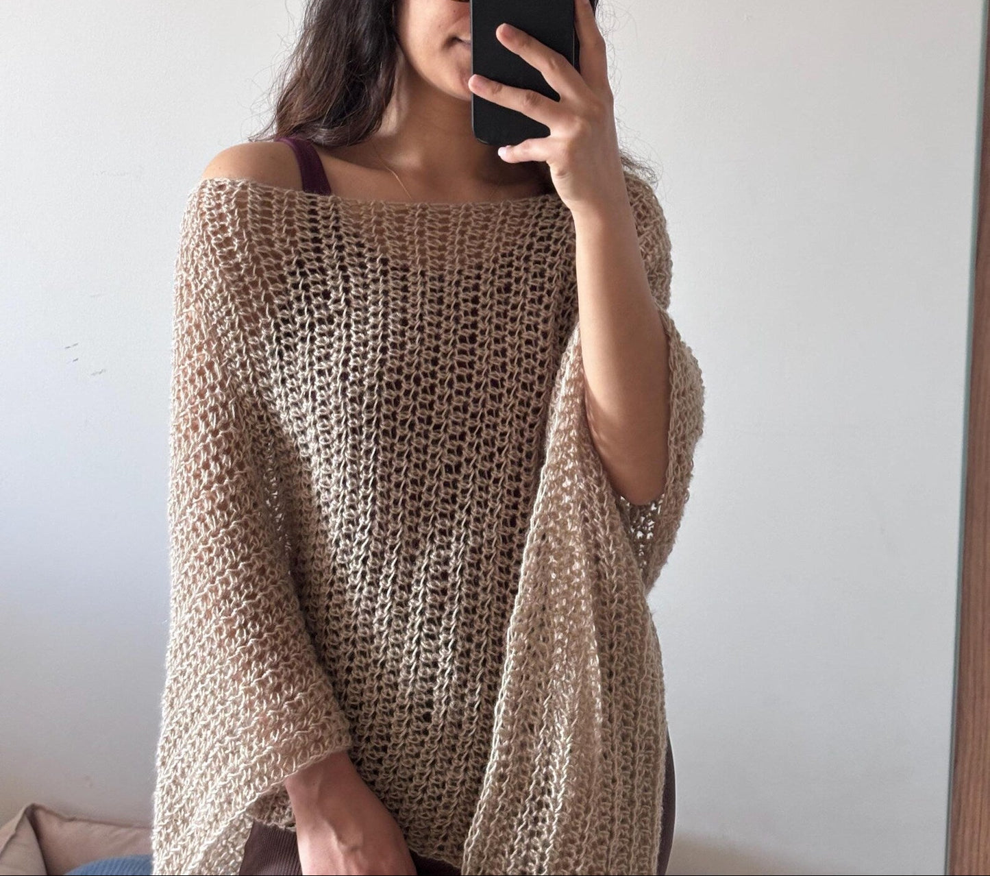 Willow Breeze Poncho - Crochet Pattern