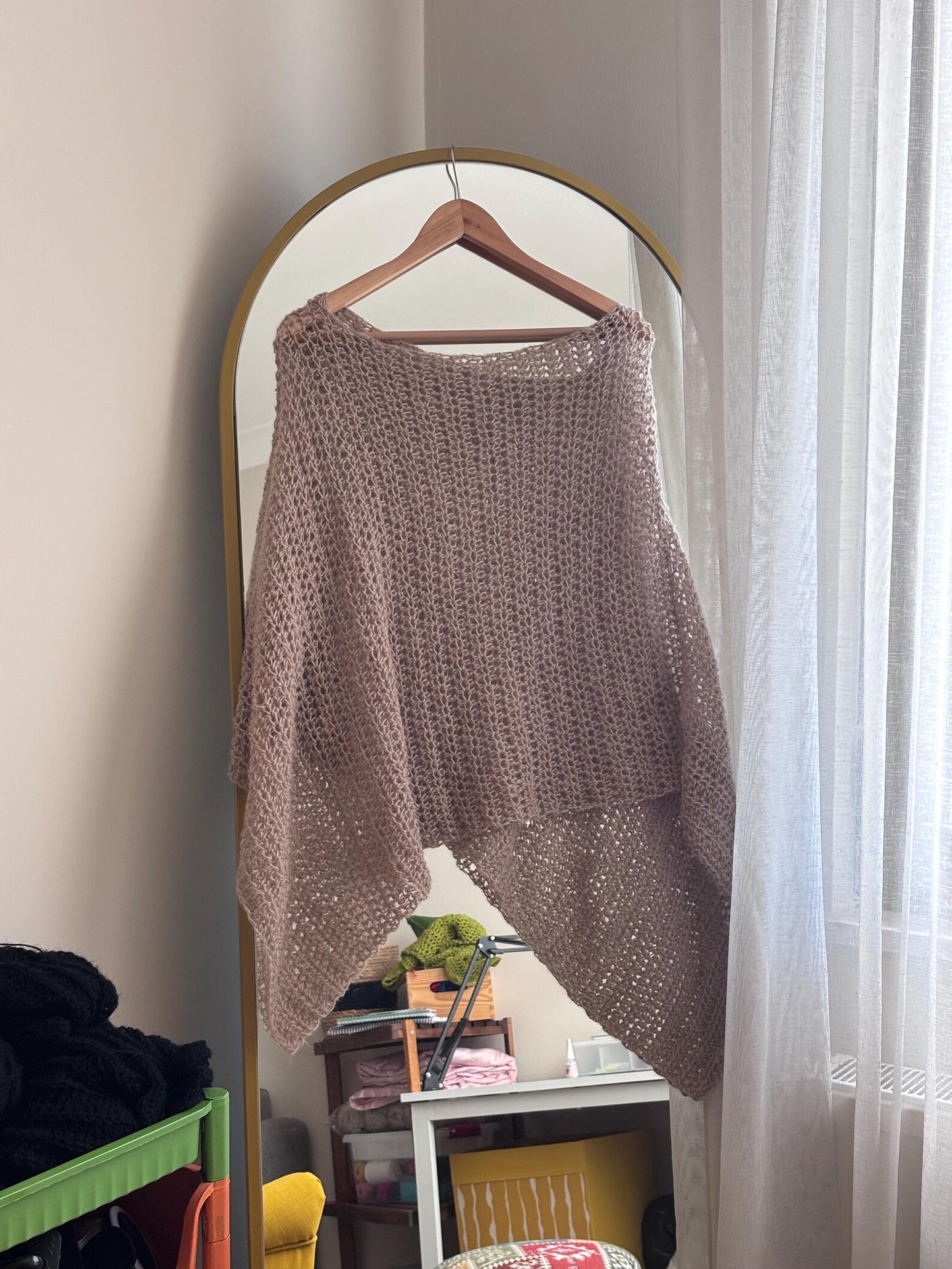 Willow Breeze Poncho - Crochet Pattern
