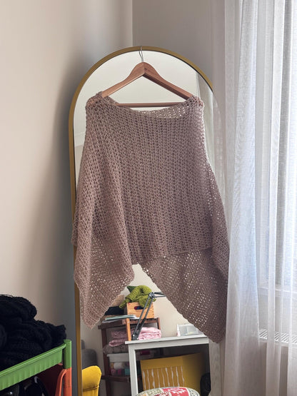 Willow Breeze Poncho - Crochet Pattern