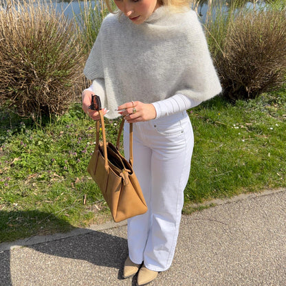 Cozy Ease Poncho Knitting Pattern
