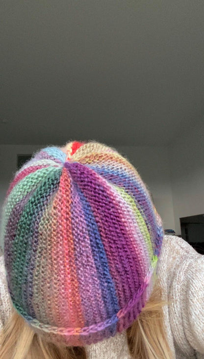 Easy Cozy Beanie Knitting Pattern