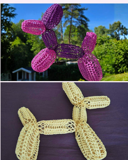 3D Balloon Dog - Crochet Pattern