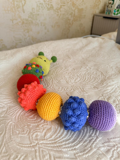 Montessori Caterpillar Crochet Game Pattern