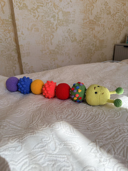 Montessori Caterpillar Crochet Game Pattern